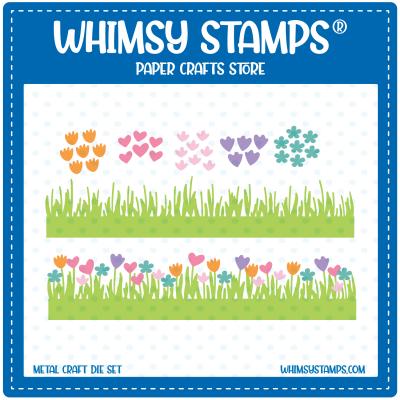 Whimsy Stamps Die Set - Field Of Flowers